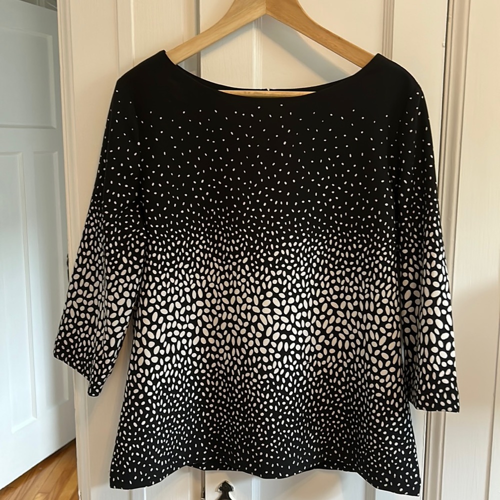 Ann Taylor polka dot blouse